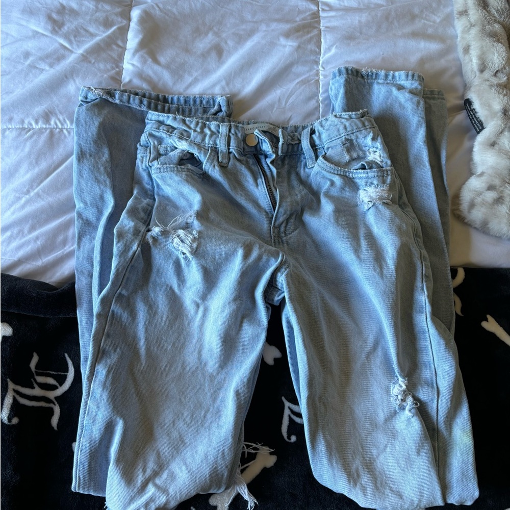 Altar'd State Light Blue Boyfriend Jeans